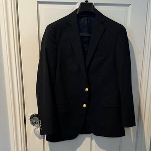 Brooks Brothers Navy Blazer with Gold Buttons